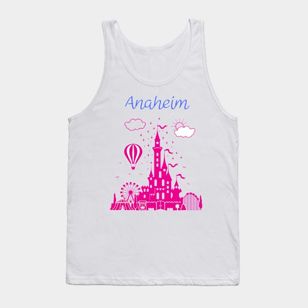 City Of Anaheim Tank Top by Booze & Letters